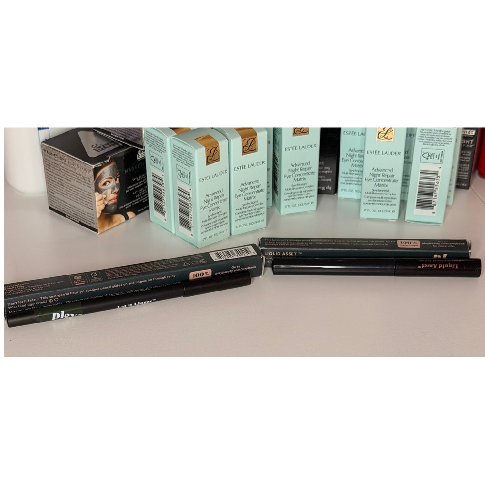 Pley Beauty Eyeliner Set Let It Linger Flora & Liquid Asset and Wine Not NIB